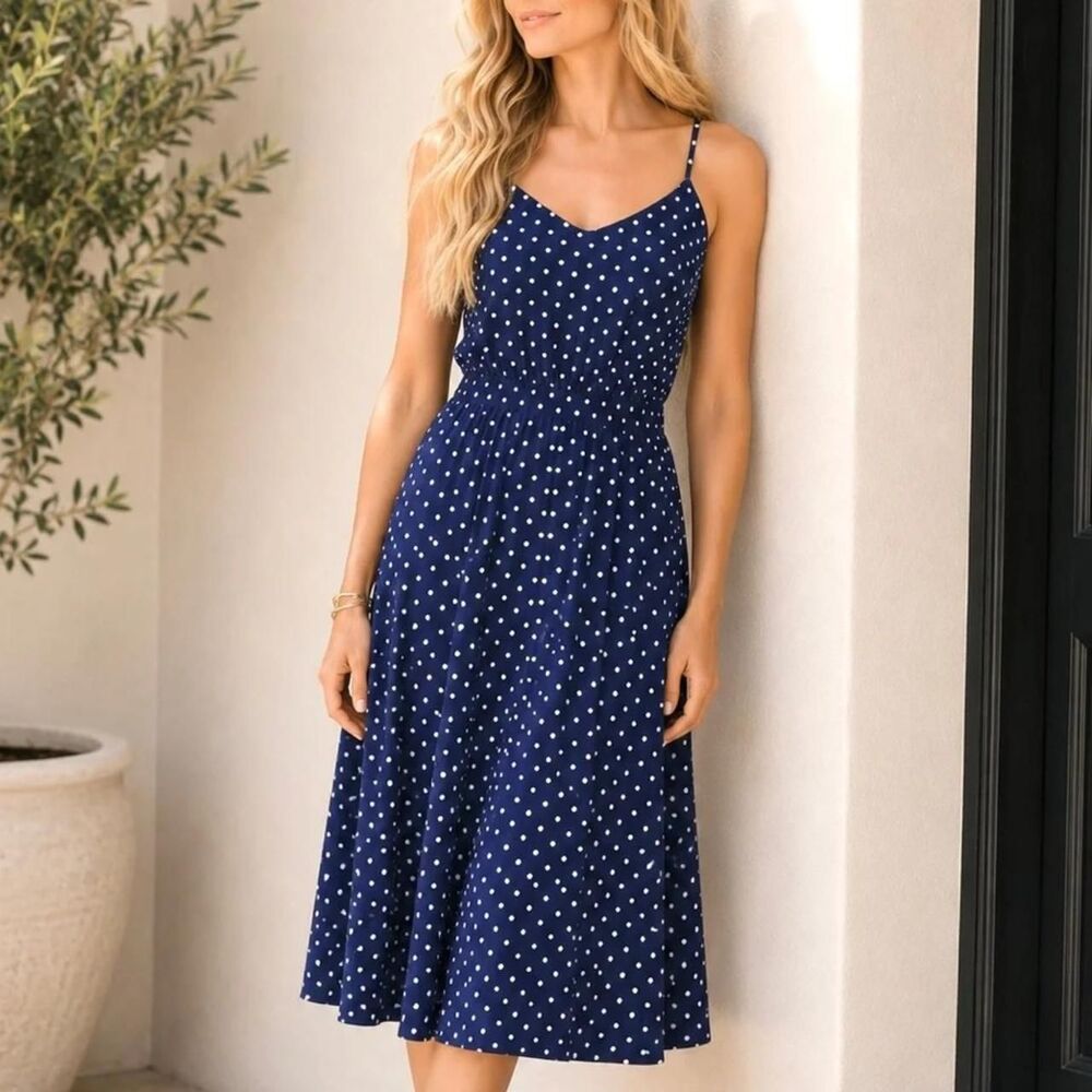 Jcrew Women's Navy and Blue Dress